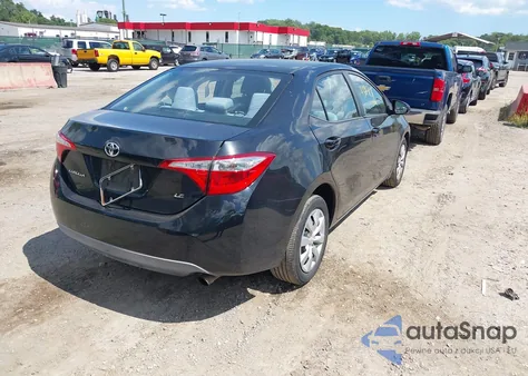 2014 Toyota Corolla Le из США, поврежденный, VIN 2T1BURHEXEC026894
